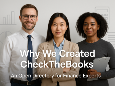 Why we built CheckTheBooks